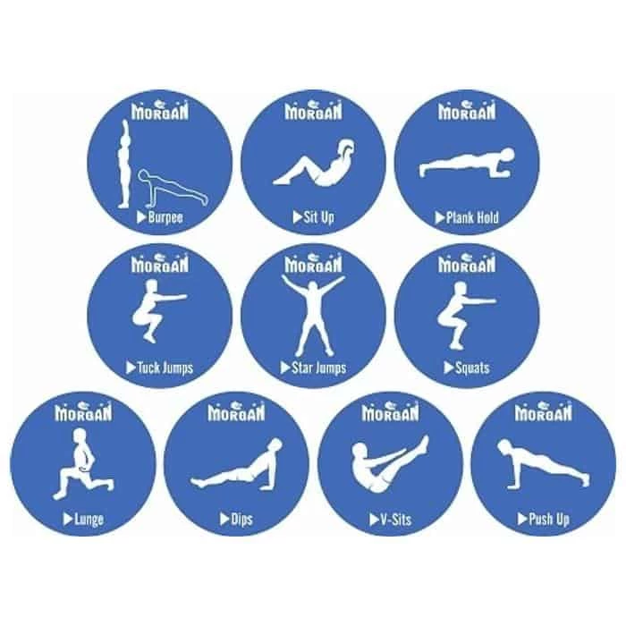 Morgan Exercise Dots Pack Of 10 Training Group Activities Rugby EX-DOT 10pcs 3 Morgan Exercise Dots Pack Of 10 Training Group Activities Rugby EX-DOT 10pcs