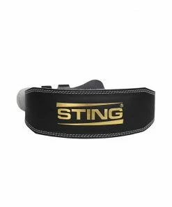 STING ECO LEATHER LIFTING BELT 4INCH WEIGHTLIFTING