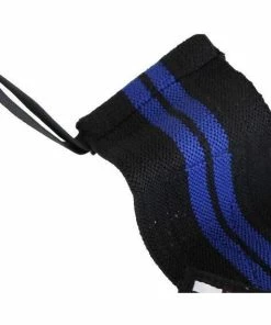 MANI Elastic Wrist Support 26 Inch Wraps Blue (PAIR)