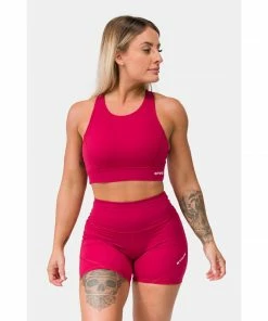 Sting Aurora Envy Impact Womens Sports Bra - Burgundy