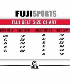 FUJI Jiu-Jitsu Instructor BJJ Black Belt 100% Cotton Premium Quality