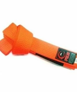 FUJI Kids Jiu-Jitsu Orange Belt BJJ 100% Cotton Premium Quality MARTIAL ARTS