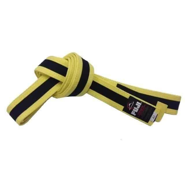 MARTIAL ARTS FUJI Kids Jiu-Jitsu Yellow-Black Belt BJJ 100% Cotton Premium Quality 3 MARTIAL ARTS FUJI Kids Jiu-Jitsu Yellow-Black Belt BJJ 100% Cotton Premium Quality