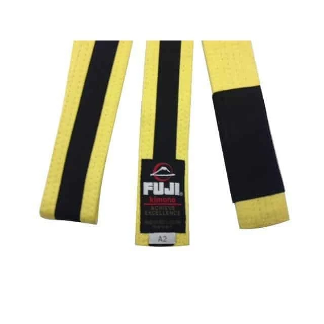 MARTIAL ARTS FUJI Kids Jiu-Jitsu Yellow-Black Belt BJJ 100% Cotton Premium Quality 4 MARTIAL ARTS FUJI Kids Jiu-Jitsu Yellow-Black Belt BJJ 100% Cotton Premium Quality