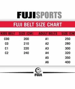 MARTIAL ARTS FUJI Kids Jiu-Jitsu Yellow Belt BJJ 100% Cotton Premium Quality