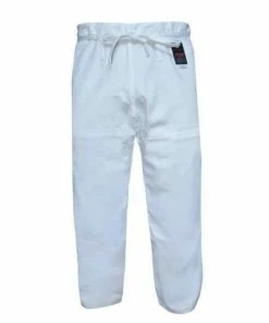 FUJI Jiu-Jitsu Pants White 100% Cotton BJJ Cut A1-A6 Gis