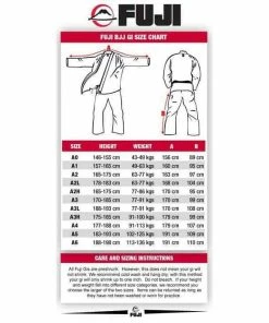 FUJI Sekai 2.0 Jiu-Jitsu Gi Black Light Rip Stop Cotton IBJJF Approved