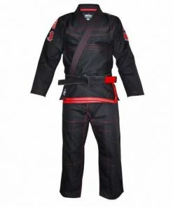 MARTIAL ARTS FUJI Sekai Jiu-Jitsu Gi Black Light Rip Stop Cotton IBJJF Approved