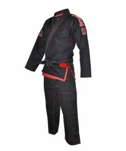 MARTIAL ARTS FUJI Sekai Jiu-Jitsu Gi Black Light Rip Stop Cotton IBJJF Approved