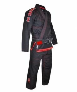 MARTIAL ARTS FUJI Sekai Jiu-Jitsu Gi Black Light Rip Stop Cotton IBJJF Approved