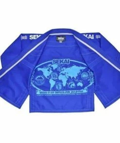 FUJI Sekai Jiu-Jitsu Gi Blue Light Rip Stop Cotton IBJJF Approved MARTIAL ARTS 13 FUJI Sekai Jiu-Jitsu Gi Blue Light Rip Stop Cotton IBJJF Approved MARTIAL ARTS