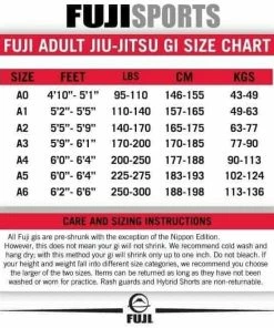 FUJI Suparaito BJJ Gi Black Super Light Jiu Jitsu IBJJF Approved MARTIAL ARTS