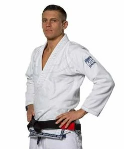 FUJI Suparaito Jiu-Jitsu Gi White Light Pearl Weave Jacket IBJJF Approved