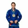 FUJI Sekai 'Onna' Women's Jiu-Jitsu Gi Blue Light World Champ IBJJF Approved MARTIAL ARTS