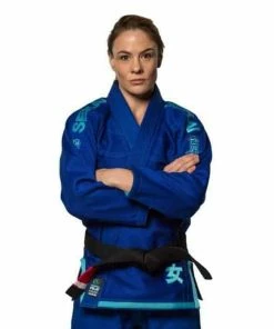 FUJI Sekai 'Onna' Women's Jiu-Jitsu Gi Blue Light World Champ IBJJF Approved MARTIAL ARTS