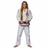 FUJI Sekai 'Onna' Women's Jiu-Jitsu Gi White Light World Champ IBJJF Approved