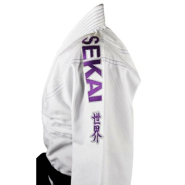 FUJI Sekai 'Onna' Women's Jiu-Jitsu Gi White Light World Champ IBJJF Approved 5 FUJI Sekai 'Onna' Women's Jiu-Jitsu Gi White Light World Champ IBJJF Approved