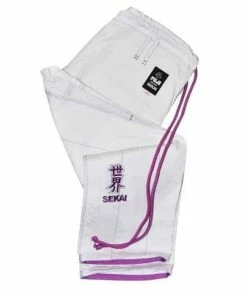 FUJI Sekai 'Onna' Women's Jiu-Jitsu Gi White Light World Champ IBJJF Approved 11 FUJI Sekai 'Onna' Women's Jiu-Jitsu Gi White Light World Champ IBJJF Approved