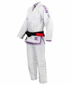 FUJI Sekai 'Onna' Women's Jiu-Jitsu Gi White Light World Champ IBJJF Approved