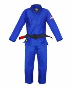 MARTIAL ARTS FUJI Victory Jiu-Jitsu Gi Blue Light Durable Premium Cotton IBJJF Approved