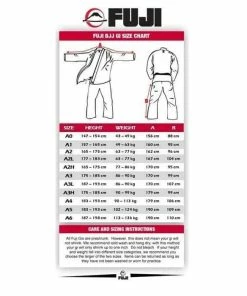 MARTIAL ARTS FUJI Victory Jiu-Jitsu Gi Blue Light Durable Premium Cotton IBJJF Approved