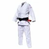 FUJI Blossom Girls Kids Jiu-Jitsu Gi White 100% Cotton Tapered IBJJF Approved