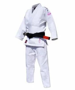 FUJI Blossom Womens Jiu-Jitsu Gi White 100% Cotton Tapered IBJJF Approved