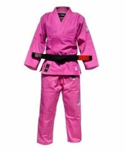 FUJI Pink Ribbon Training Gi Soft Light Durable Pre-Shrunk Cotton