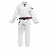 MARTIAL ARTS FUJI Victory Jiu-Jitsu Gi White Light Durable Premium Cotton IBJJF Approved