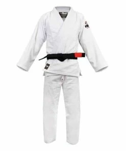 MARTIAL ARTS FUJI Victory Jiu-Jitsu Gi White Light Durable Premium Cotton IBJJF Approved