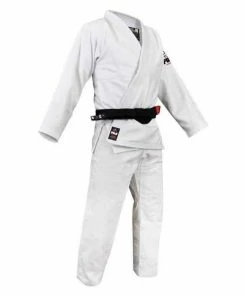 MARTIAL ARTS FUJI Victory Jiu-Jitsu Gi White Light Durable Premium Cotton IBJJF Approved
