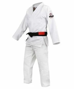 MARTIAL ARTS FUJI Victory Jiu-Jitsu Gi White Light Durable Premium Cotton IBJJF Approved