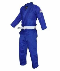 MARTIAL ARTS FUJI Kids Single Weave Judo Gi Blue Tough Durable Jacket & Pants