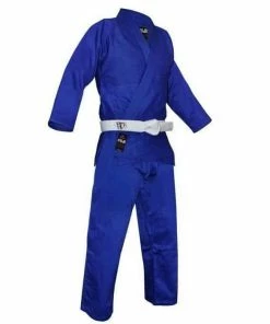 FUJI Single Weave Judo Gi Blue Tough Durable Jacket & Pants MARTIAL ARTS