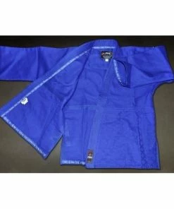 MARTIAL ARTS FUJI Competition Double Judo Gi Blue Tough Jacket & Pants Heavy Duty