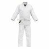 FUJI Kids Single Weave Judo Gi White Tough Durable Jacket & Pants MARTIAL ARTS