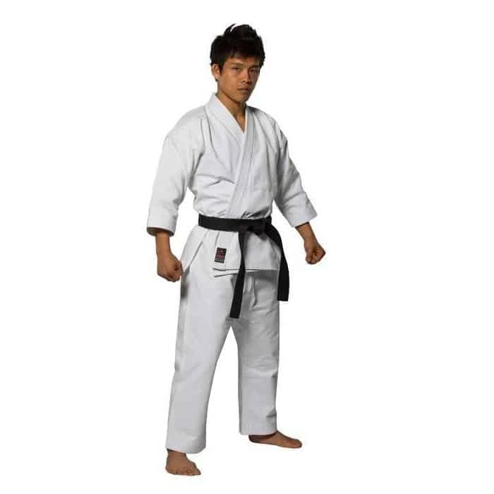FUJI Advanced Brushed Karate Gi White Tough Durable Soft Jacket & Pants 3 FUJI Advanced Brushed Karate Gi White Tough Durable Soft Jacket & Pants