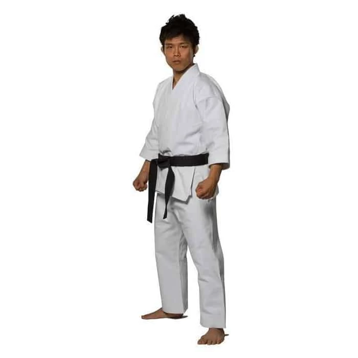 FUJI Advanced Brushed Karate Gi White Tough Durable Soft Jacket & Pants 4 FUJI Advanced Brushed Karate Gi White Tough Durable Soft Jacket & Pants