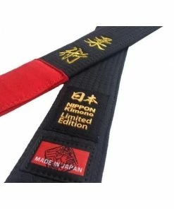 FUJI Nippon Edition BJJ Black Belt 100% Japanese Cotton Premium Quality MARTIAL ARTS