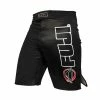 BOXING / MUAY THAI / MMA FUJI Kids Obsidian IBJJF Approved Competition Fight Shorts Durable MMA BJJ Thai