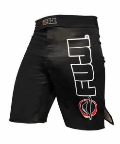BOXING / MUAY THAI / MMA FUJI Kids Obsidian IBJJF Approved Competition Fight Shorts Durable MMA BJJ Thai