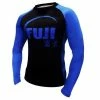 FUJI IBJJF Approved Long Sleeve Rash Guard Blue MMA BJJ Thai Gis 1 FUJI IBJJF Approved Long Sleeve Rash Guard Blue MMA BJJ Thai Gis