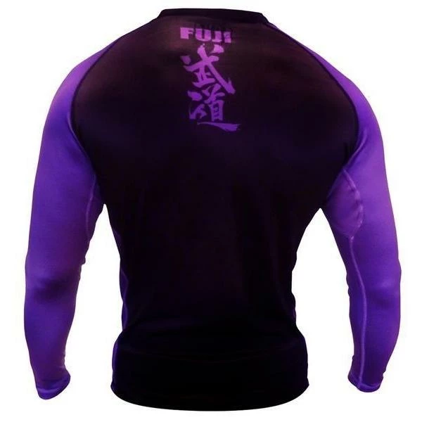 Gis FUJI IBJJF Approved Long Sleeve Rash Guard Purple MMA BJJ Thai 4 Gis FUJI IBJJF Approved Long Sleeve Rash Guard Purple MMA BJJ Thai