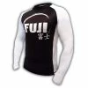 Gis FUJI IBJJF Approved Long Sleeve Rash Guard White MMA BJJ Thai 2 Gis FUJI IBJJF Approved Long Sleeve Rash Guard White MMA BJJ Thai