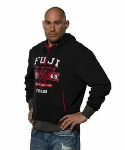 FUJI Tokyo 1969 Full Zip Hoodie Boxing MMA BJJ Thai Heavy-weight Cotton