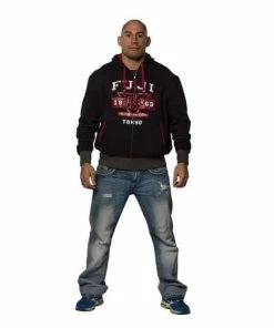 FUJI Tokyo 1969 Full Zip Hoodie Boxing MMA BJJ Thai Heavy-weight Cotton