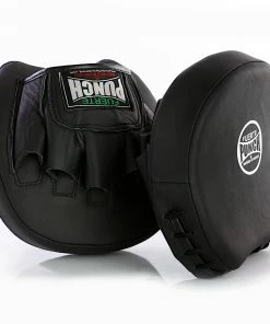 Punch Mexican Fuerte Elite Micro Leather Focus Pads PAIR - Black 14 Punch Mexican Fuerte Elite Micro Leather Focus Pads PAIR - Black