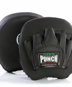 Punch Mexican Fuerte Elite Micro Leather Focus Pads PAIR - Black