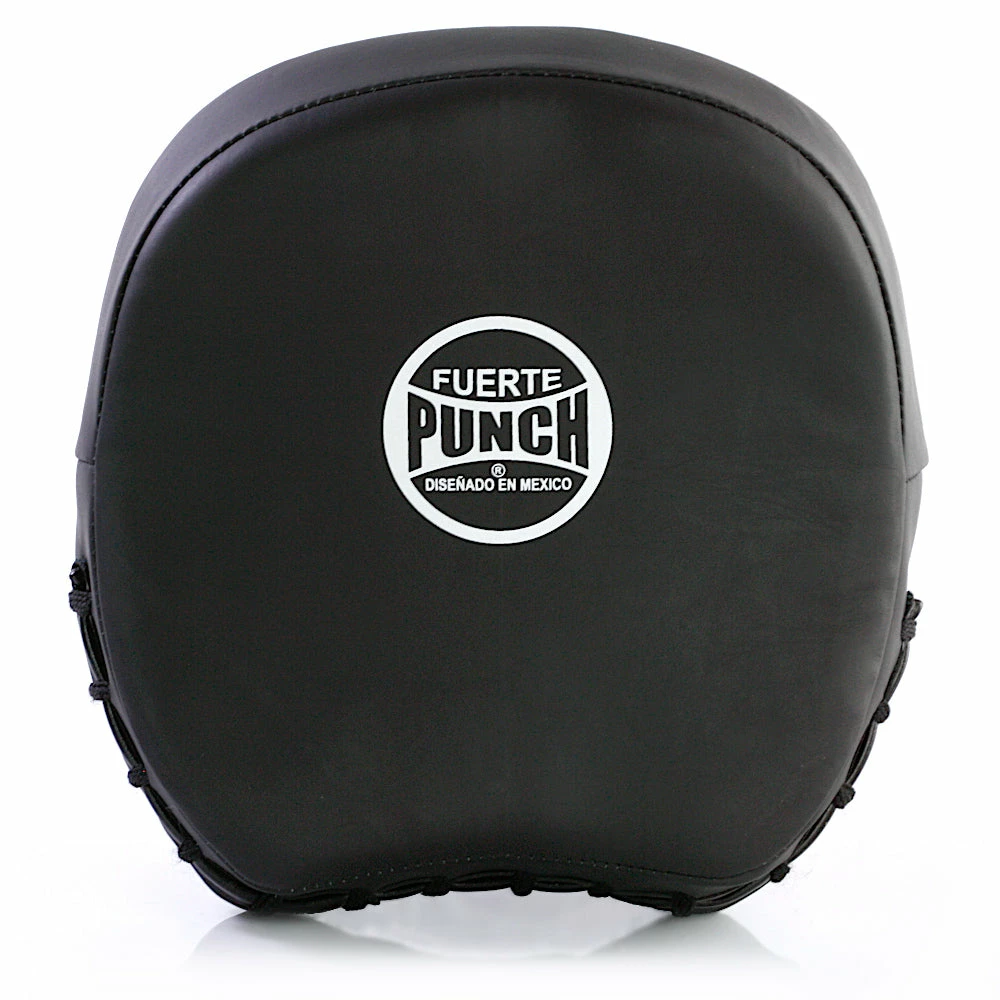 Punch Mexican Fuerte Elite Micro Leather Focus Pads PAIR - Black 5 Punch Mexican Fuerte Elite Micro Leather Focus Pads PAIR - Black