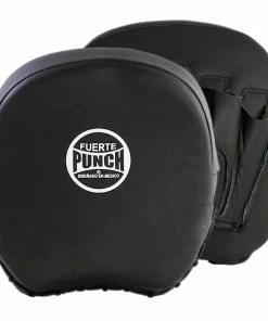 Punch Mexican Fuerte Elite Micro Leather Focus Pads PAIR - Black